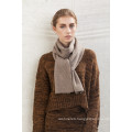 oem two sided knit scarf with high quality